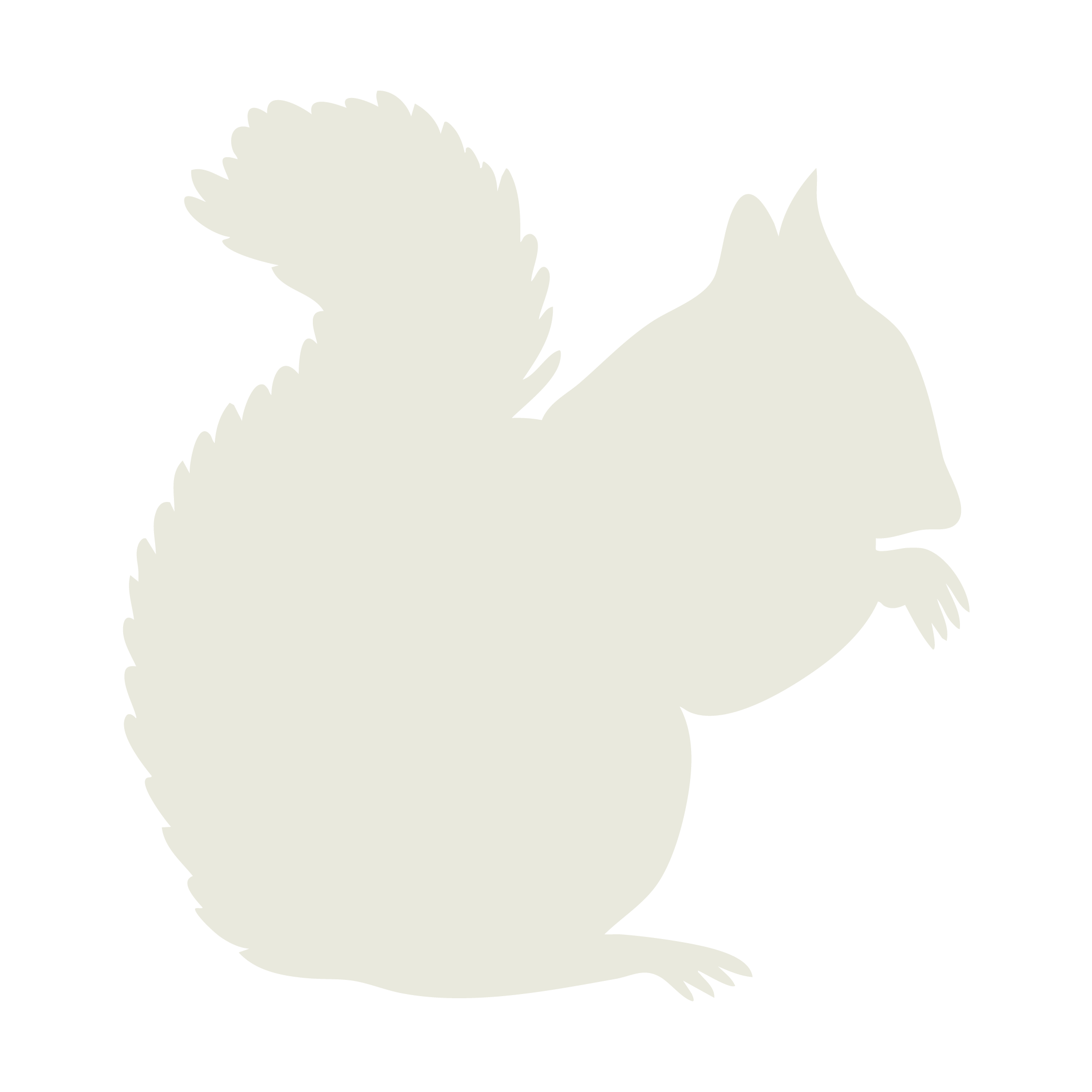 squirrel white icon